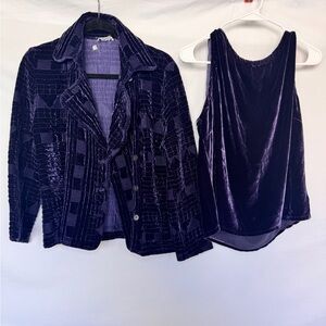 Ghost Vintage Velvet Set Deep Purple